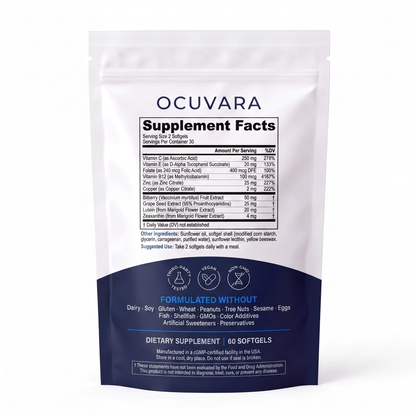 Ocuvara Lutein & Zeaxanthin Softgels